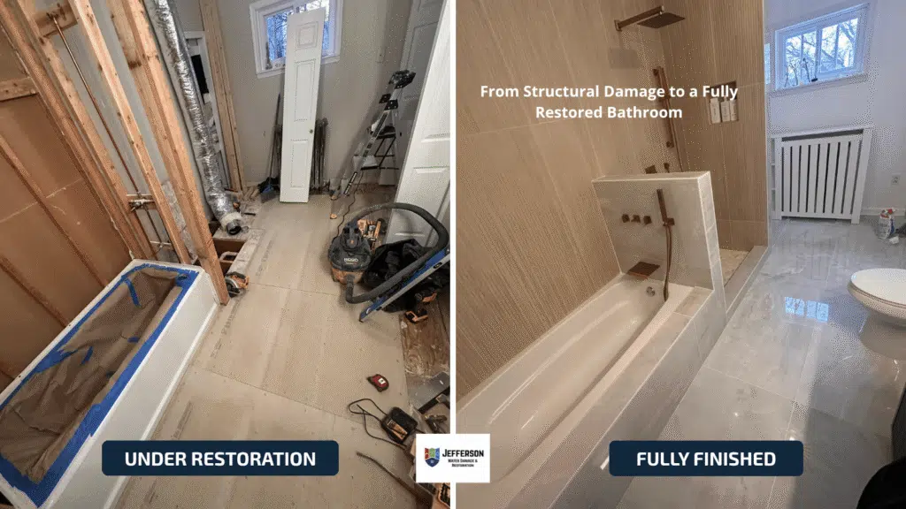 From Structural Damage to a Fully Restored Bathroom in Philly
