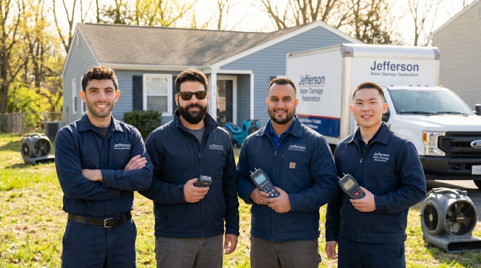 jefferson water damage & Restoration Philadelphia team