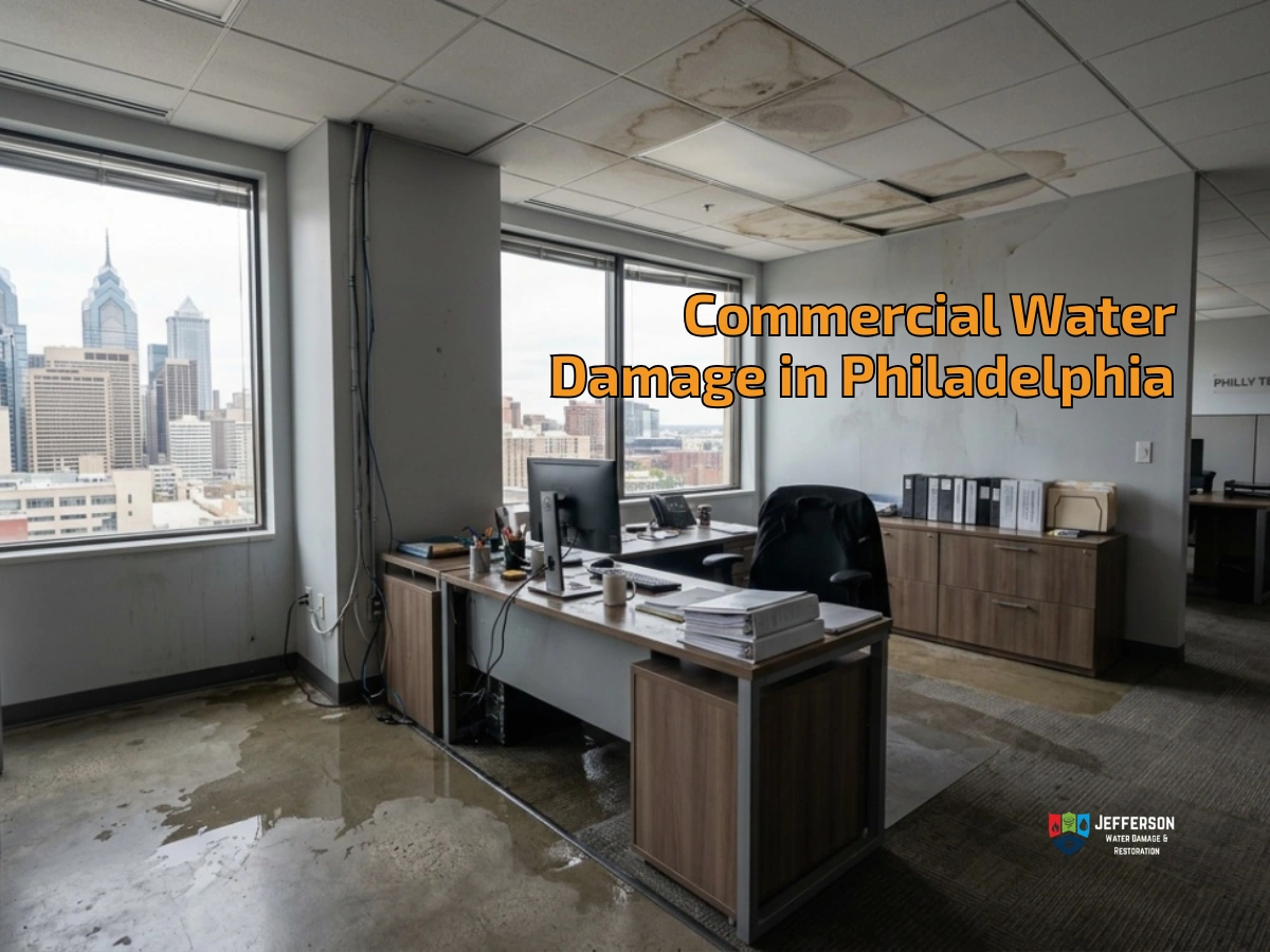 commercial water damage restoration philadelphia