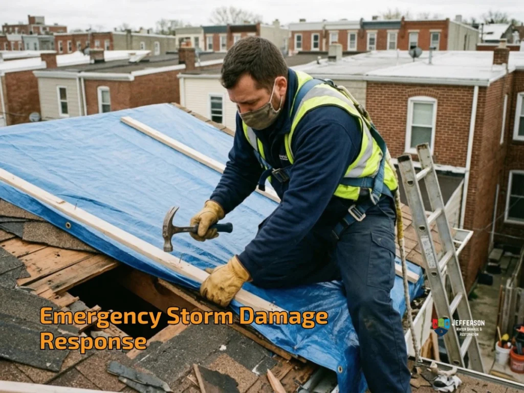 emergency storm damage response in philadelphia