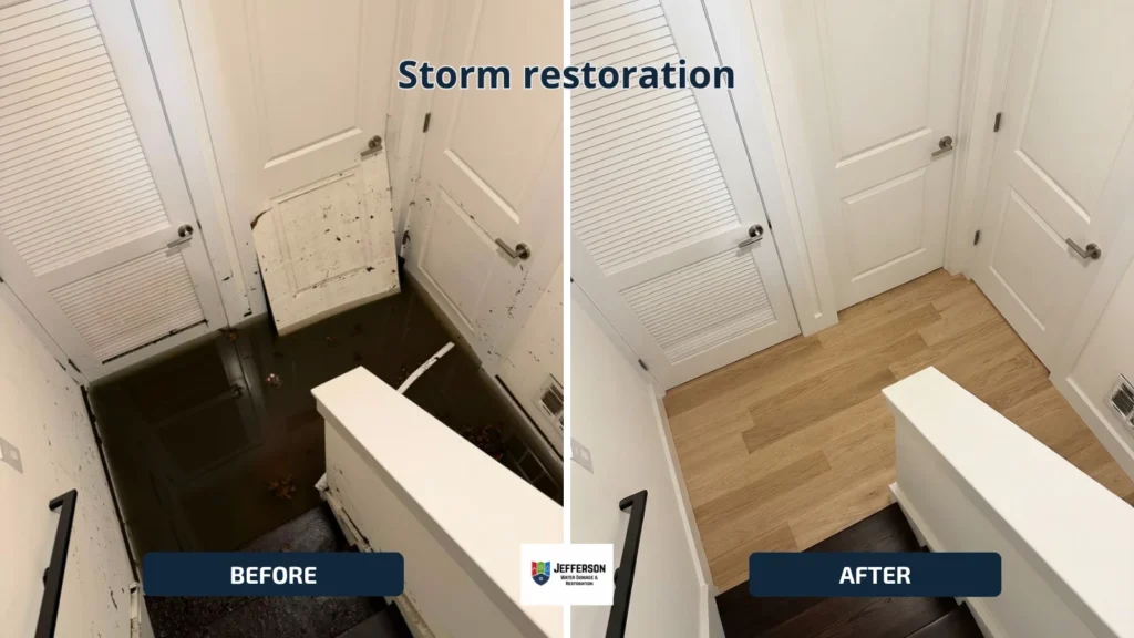 storm restoration stairs philadelphia