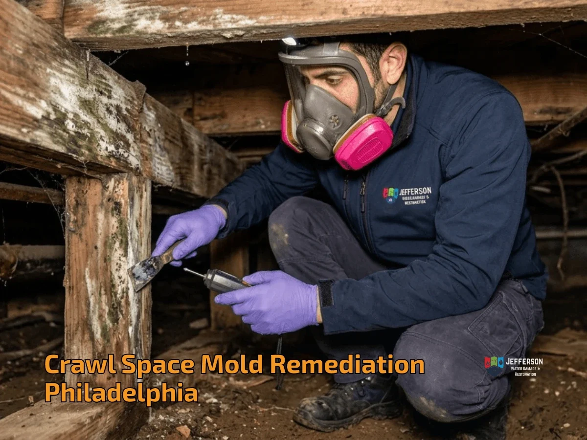 crawl space mold remediation philadelphia