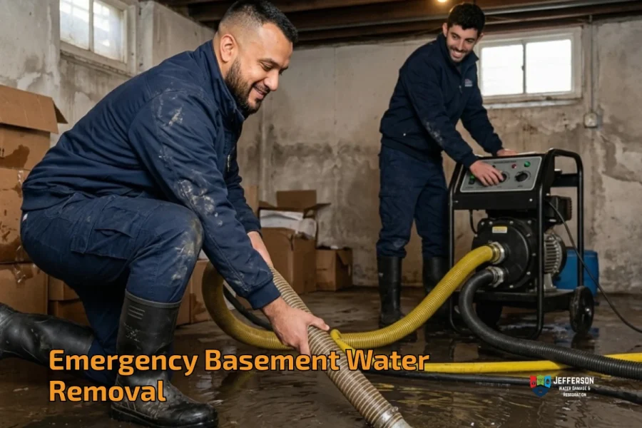 emergency basement water removal philadelphia