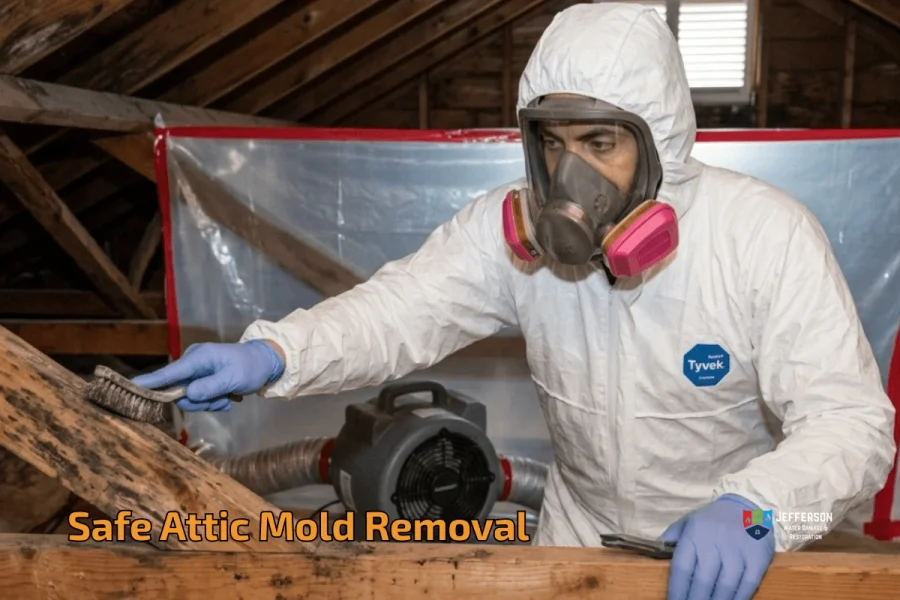 safe attic mold removal near you